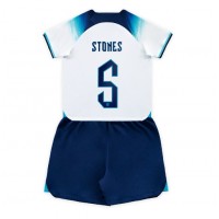 Engleska John Stones #5 Domaci Dres za djecu SP 2022 Kratak Rukav (+ Kratke hlače)